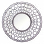 Круглое зеркало в серебряной декоративной раме Round Silver в интернет-магазине «Зеркала с подсветкой» фото